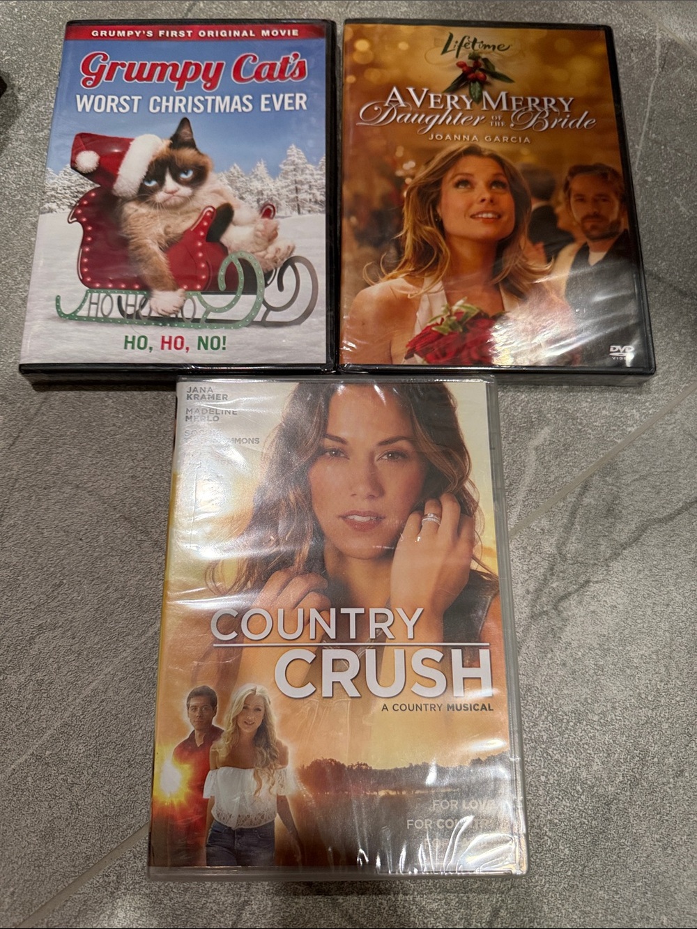 3 Brand New Still Sealed DVD’s